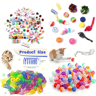 🐾 Katten Speelgoedset - Verrassingsmix Collectie
