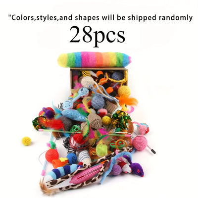 🐾 Katten Speelgoedset - Verrassingsmix Collectie